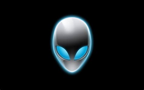 Alienware logo #logo #alien black background #Alienware the head of the alien #1080P #wallpaper ...