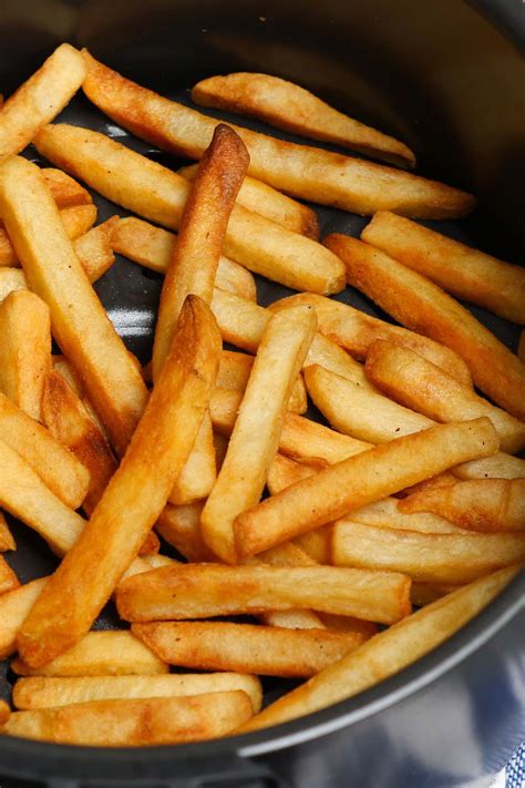 Crispy Air Fryer Frozen French Fries {Without Oil}