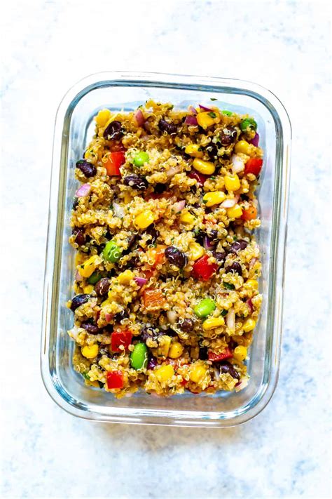 Instant Pot Quinoa Black Bean Salad - Eating Instantly