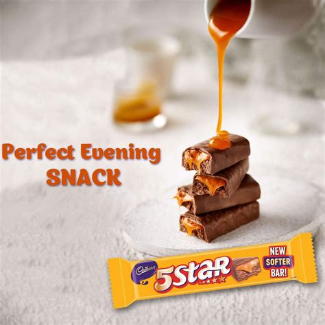 Cadbury 5 Star Chocolate Bar, 40 gm (Pack of 25) - Distacart