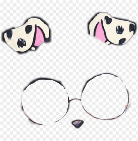 Ew Dog Filter Sticker Dogsticker Dogfilter Snapchat Do PNG Image With Transparent Background ...