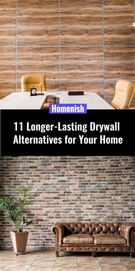 11 Longer-Lasting Drywall Alternatives for Your Home - Homenish