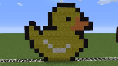 Risha's Minecraft Blog: Adorable Duck ~ Pixel Art