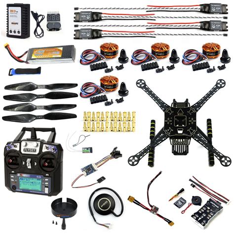 Full Set DIY FPV Drone Kit S600 4 axis Aerial Quadcopter Pix2.4.8 Flight Control GPS 7M 40A ESC ...