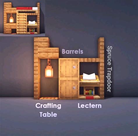 Minecraft Bed Designs Small