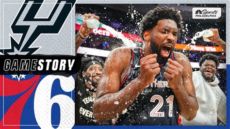 Embiid drops 70, breaks franchise record in win over Spurs - Yahoo Sports