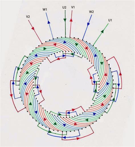 3 Phase Motor Coil Diagram