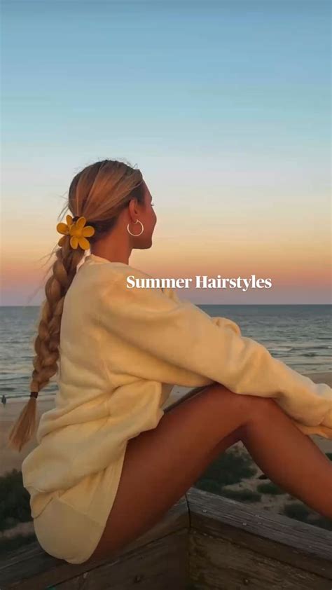 Summer Hairstyles | Summer hairstyles, Beach hair, Pool hairstyles