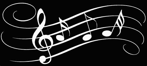 Black And White Music Notes - Clipartion.com