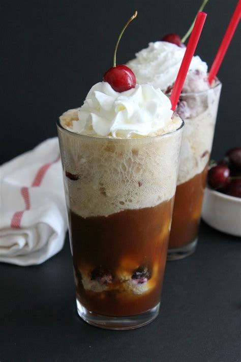 Cherry Vanilla Root Beer Float - The Bitter Side of Sweet