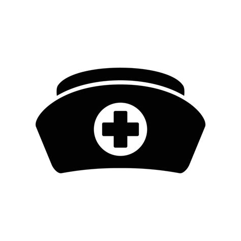 nurse hat flat icon 12827594 Vector Art at Vecteezy