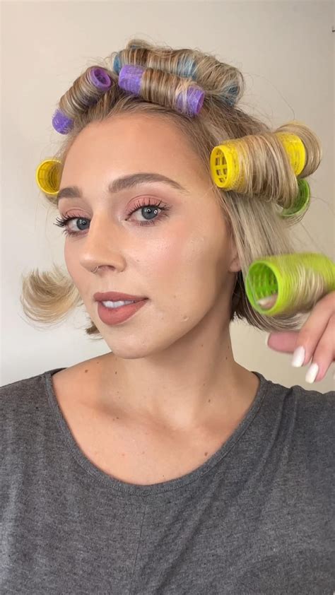 How to use velcro rollers on short hair – Artofit