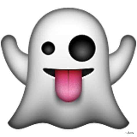 "Ghost Emoji" by nojams | Redbubble