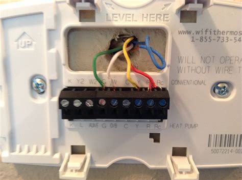 electrical - Installing of Honeywell Wi-Fi Programmable Thermostat ...