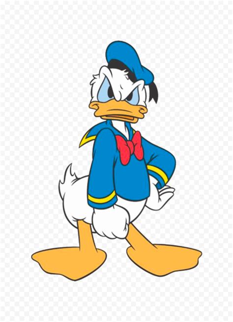 PNG Donald Duck Character Angry Face | Citypng