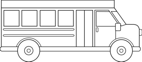 School Bus Outline - Cliparts.co