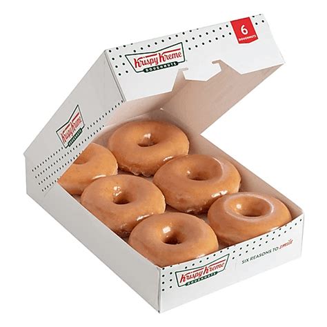 Krispy Kreme Box of 6 Original Glazed Doughnuts | Shop | Walter Mart