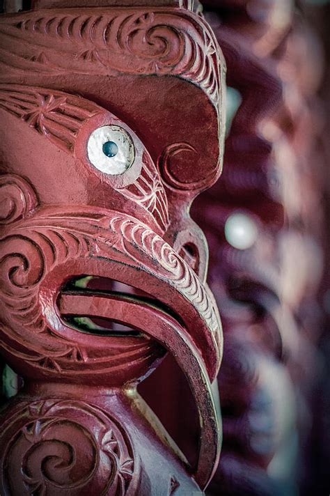 Maori Carving Photograph by Igor Fracellio