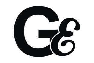 GE Monogram Logo Graphic by PIKU DESIGN STORE · Creative Fabrica