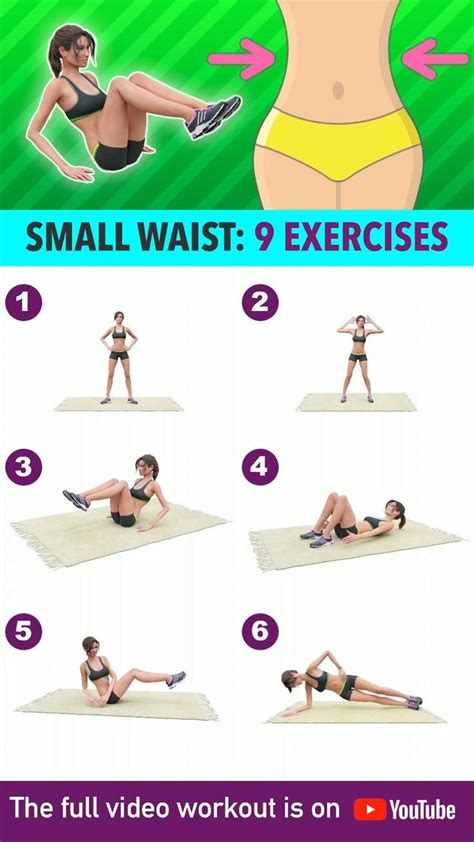 Exercises for smaller waist - ladercellular