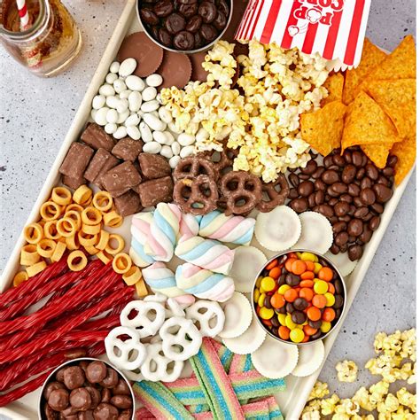 Movie Night Snacks Board - Good Party Ideas