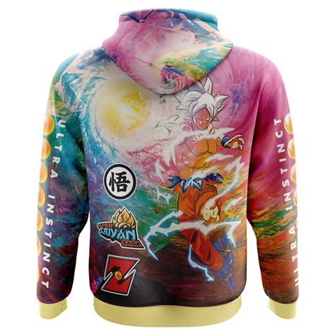 Trippy Ultra Instinct Goku Dragon Ball Z Hoodie - Anime Ape