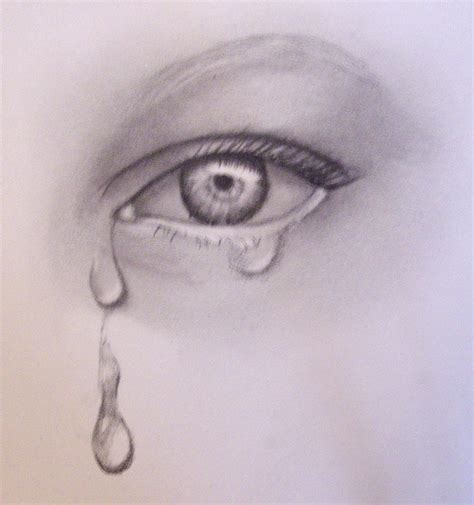 Eye With Tears Drawing at GetDrawings | Free download