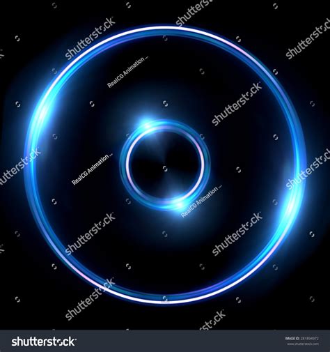 Beautiful Double Ring Lens Flare Effect Is Simple To Use Add On Background Stock Photo 281894972 ...