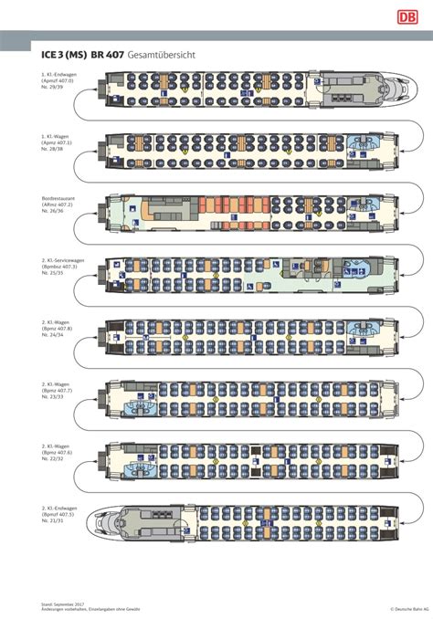 Ice Train Seating Map