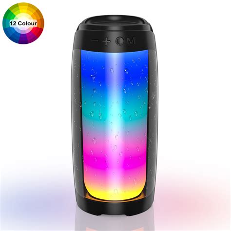 10 PCS! Night Light Bluetooth Speaker Portable Wireless Bluetooth Speakers 7 Color LED Speaker ...