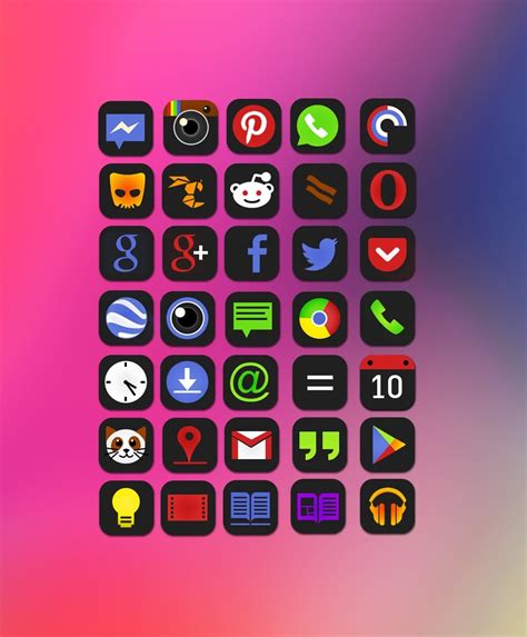 [WIP] Bright minimalist icon pack - any opinions/suggestions? : r ...