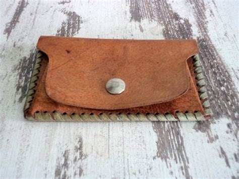 Vintage Wallet Genuine Leather Wallet Vintage Coin Purse | Etsy