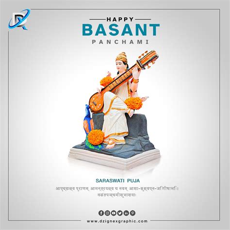 Happy Basant Panchami in 2023 | Basant panchami, Creative banners, Social media poster