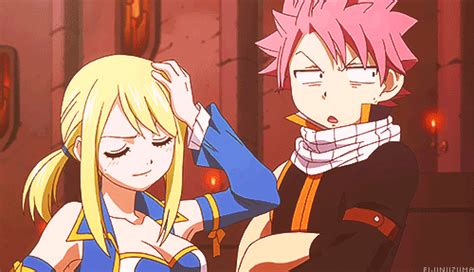 Some Natsu and Lucy Gif | Fairy Tail Amino