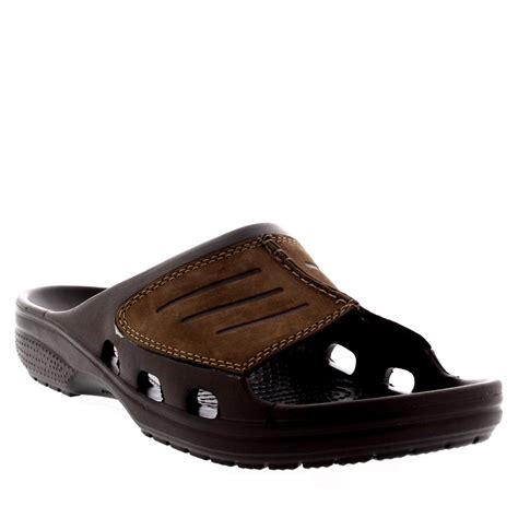 Mens Crocs Yukon Mesa Slide Lightweight Beach Slip On Open Toe Sandals US 4-15 | eBay