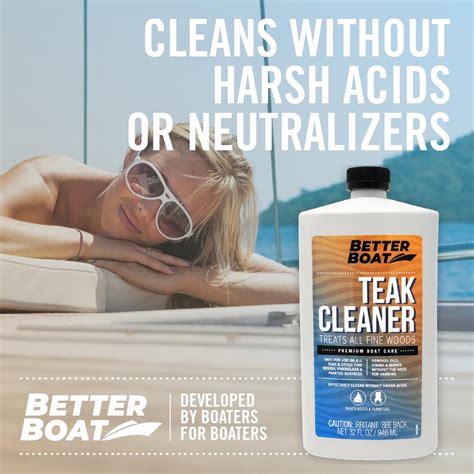 Boat Teak Wood Cleaner | Teak Treatment | Better Boat