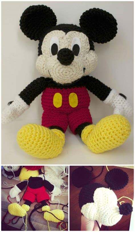 Free Crochet Mickey Mouse Hat Pattern - Worldly Wonders Workshop