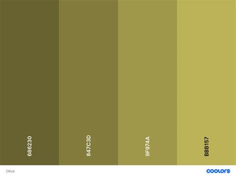 Olive Green Color Palette