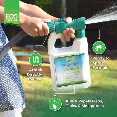 Flea, Tick, and Mosquito Spray for Yard | Eco Defense