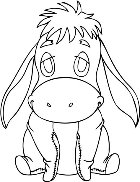 Free Printable Eeyore Coloring Pages For Kids