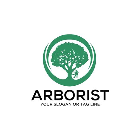 Premium Vector | Arborist logo design