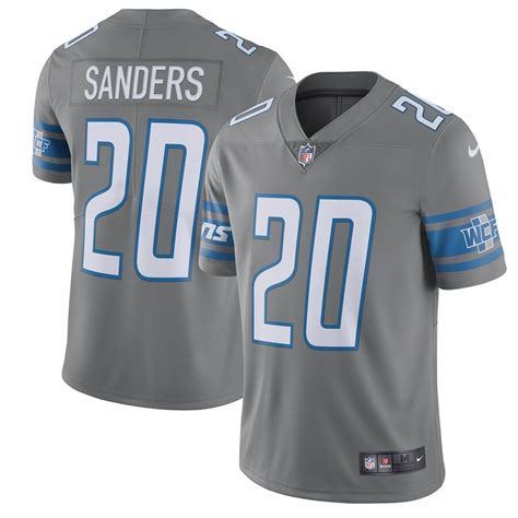 Barry Sanders Detroit Lions Nike Vapor Untouchable Color Rush Limited ...