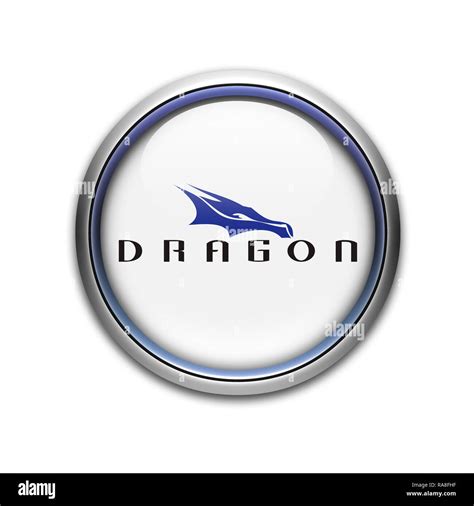 Dragon Spacex logo Stock Photo - Alamy