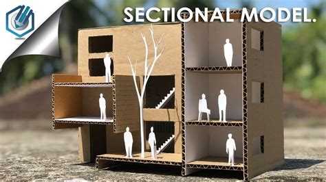 How to make architecture building section model- out of cardboard- - YouTube | Architecture ...