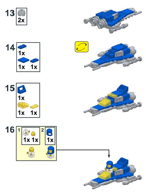 Instructions to Build a Baby Spaceship - BrickNerd - All things LEGO and the LEGO fan community