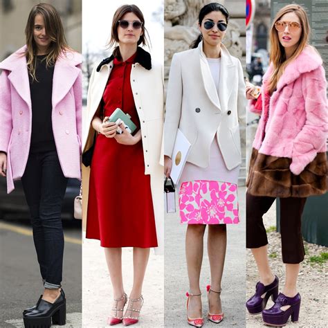 Pink and Red Street Style Outfit Ideas | POPSUGAR Fashion