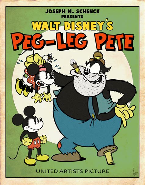 Nico Cartoons (Peg-Leg Pete Theatrical Cartoon Poster)