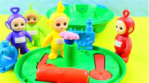 Teletubbies Play Doh Set Kinder Joy Slime Animals Teletubbies Nederlands - YouTube