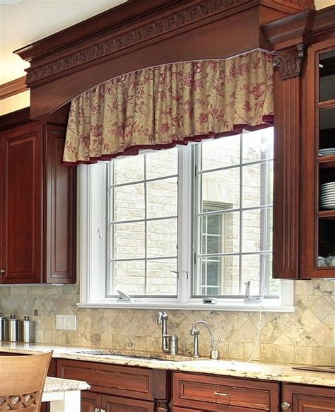 Valances for Wide Windows - Tips From a Workroom | Kitchen valances, Wood valance, Kitchen ...