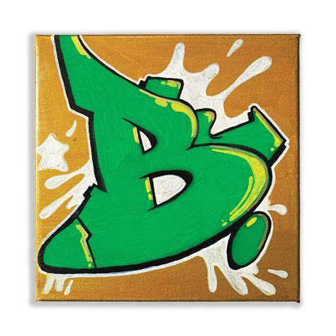 Graffiti Letter B Art Print 12x12 Inches Signed & Numbered X/10 - Etsy